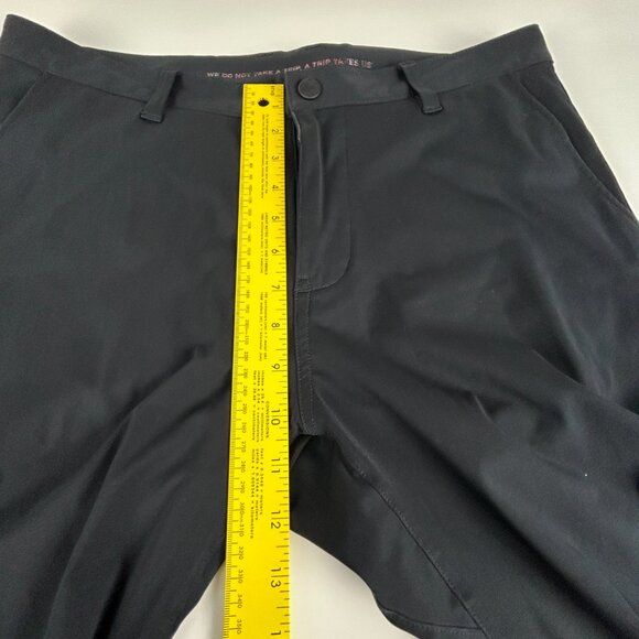 Rhone Pants Mens 34x32* Black Commuter Classic Stretch Chino Straight Leg 100161 - Picture 12 of 15